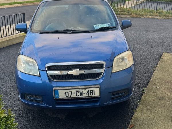 Chevrolet Aveo Saloon, Petrol, 2007, Blue