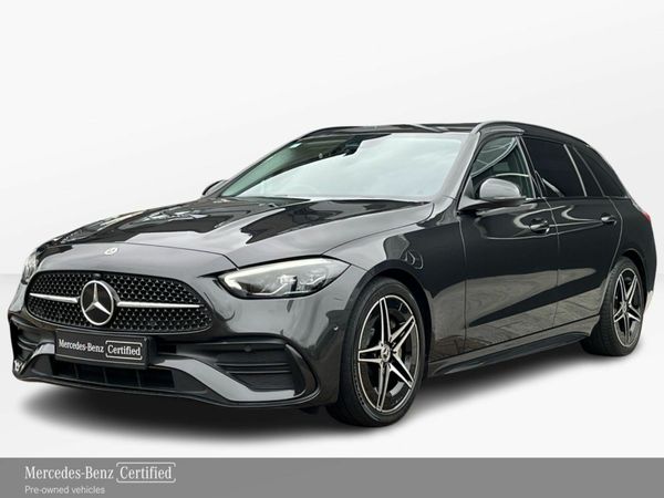 Mercedes-Benz C-Class Estate, Diesel Hybrid, 2022, Grey