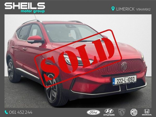 MG ZS Hatchback, Electric, 2022, Red