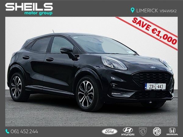 Ford Puma MPV, Petrol Hybrid, 2023, Black
