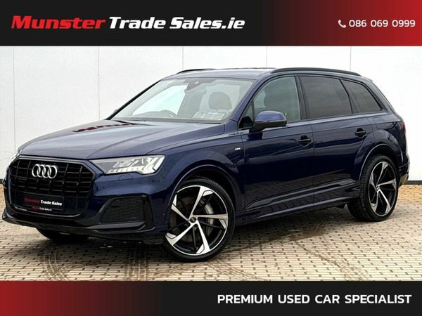 Audi Q7 SUV, Petrol Plug-in Hybrid, 2022, Blue