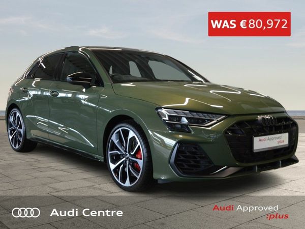 Audi S3 Hatchback, Petrol, 2025, Green