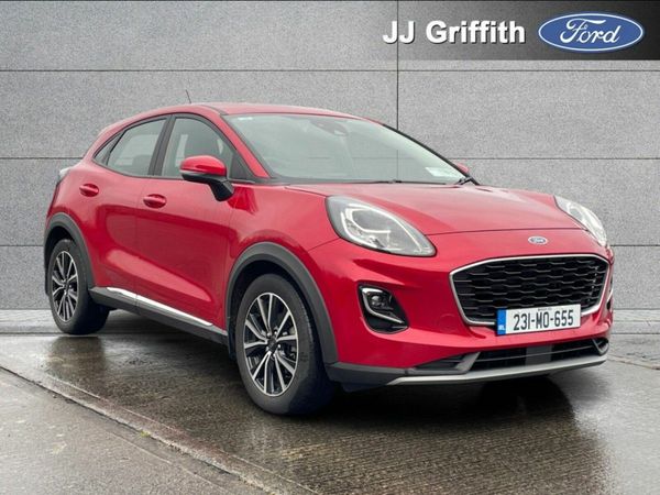 Ford Puma MPV, Petrol Hybrid, 2023, Red
