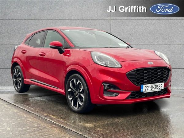 Ford Puma MPV, Petrol Hybrid, 2022, Red