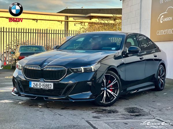 BMW 5-Series Saloon, Petrol Plug-in Hybrid, 2024, Black