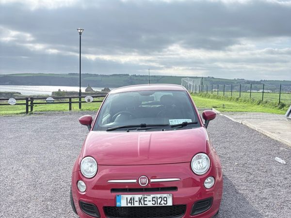 Fiat 500 Hatchback, Petrol, 2014, Red