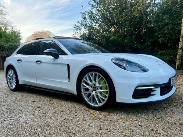 Porsche Panamera Estate, Petrol Plug-in Hybrid, 2019, White