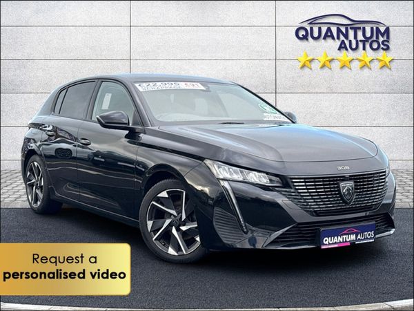Peugeot 308 Hatchback, Petrol, 2022, Black