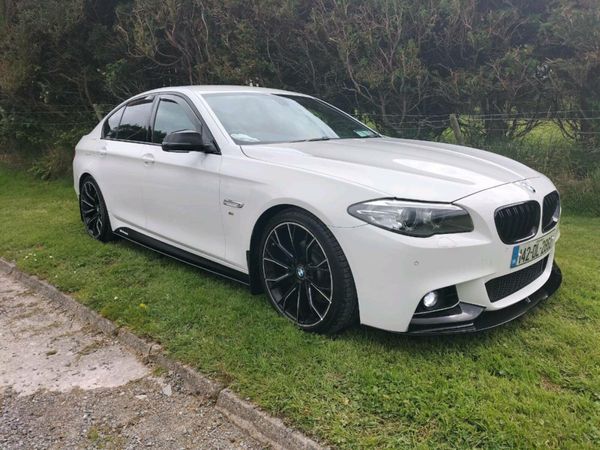 BMW 5-Series Saloon, Diesel, 2014, White
