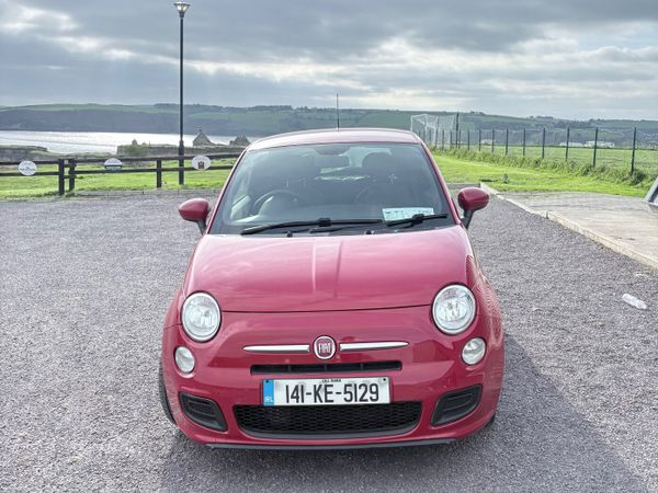 Fiat 500 Hatchback, Petrol, 2014, Red