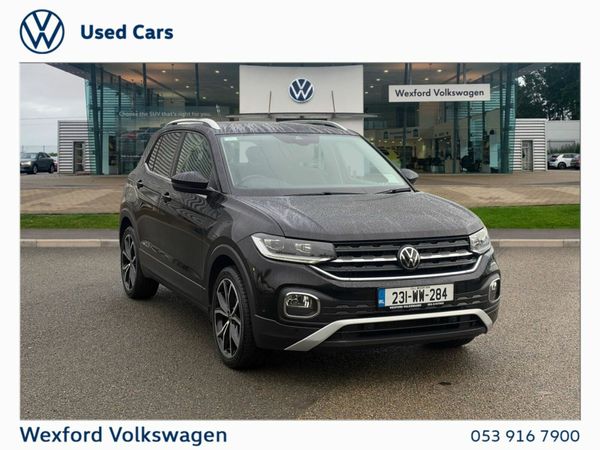 Volkswagen T-Cross SUV, Petrol, 2023, Black
