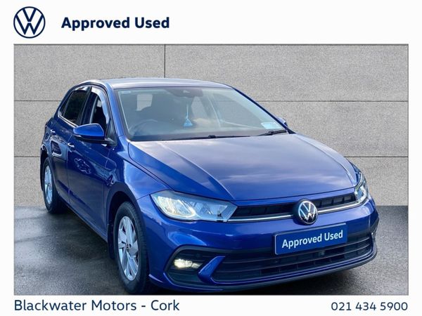 Volkswagen Polo Hatchback, Petrol, 2022, Blue