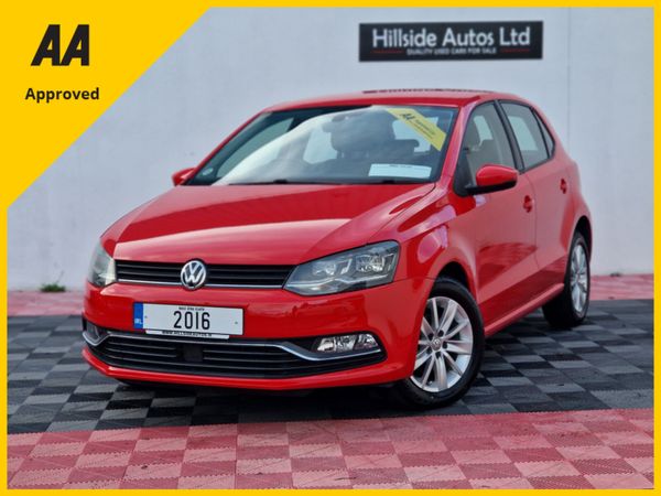 Volkswagen Polo Hatchback, Petrol, 2016, Red