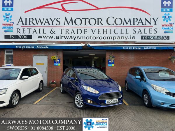 Ford Fiesta Hatchback, Petrol, 2015, Blue