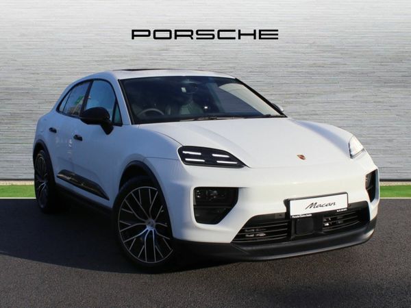 Porsche Macan SUV, Electric, 2025, White