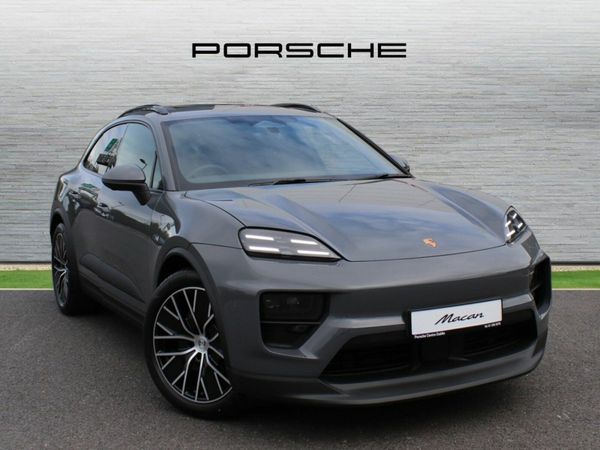 Porsche Macan SUV, Electric, 2025, Grey