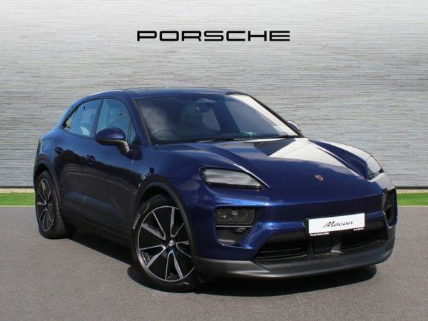 Porsche Macan SUV, Electric, 2025, Blue