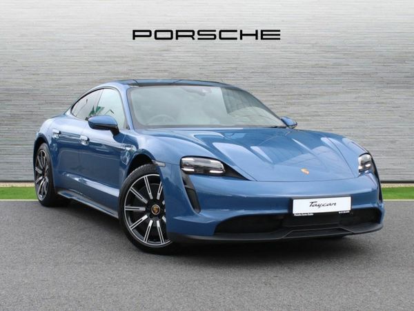 Porsche Taycan Saloon, Electric, 2025, Blue