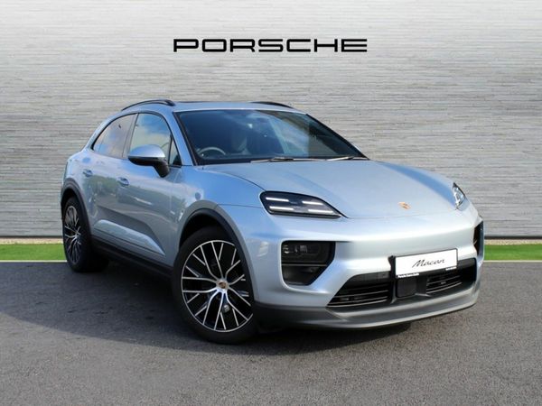 Porsche Macan SUV, Electric, 2025, Silver