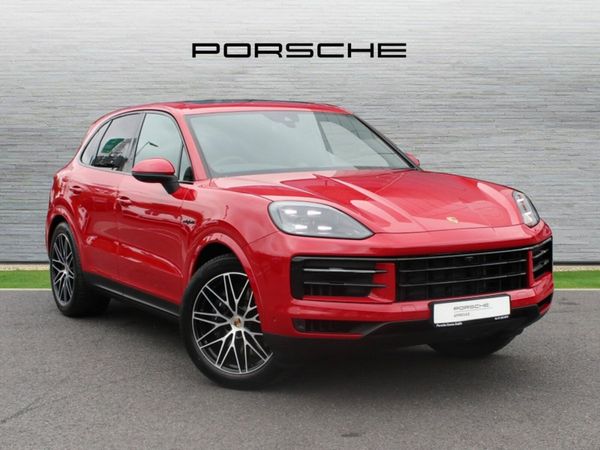 Porsche Cayenne SUV, Petrol Hybrid, 2025, Red
