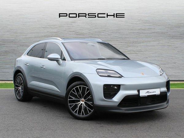Porsche Macan SUV, Electric, 2025, Silver
