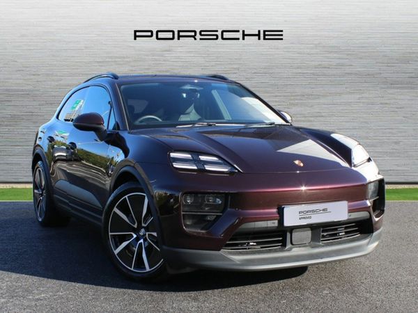 Porsche Macan SUV, Electric, 2025, Red