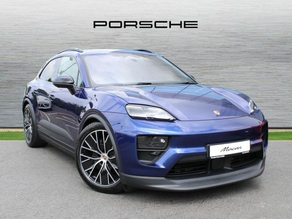 Porsche Macan SUV, Electric, 2025, Blue