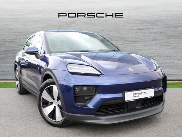 Porsche Macan SUV, Electric, 2025, Blue