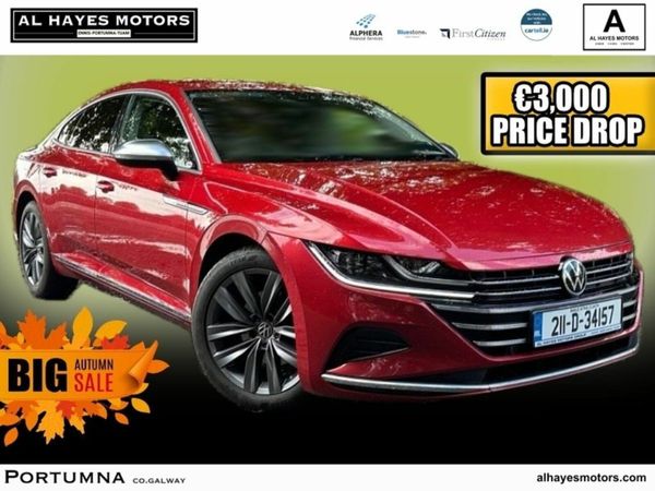 Volkswagen Arteon Hatchback, Diesel, 2021, Red