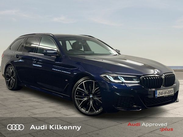 BMW 5-Series Estate, Diesel, 2024, Blue