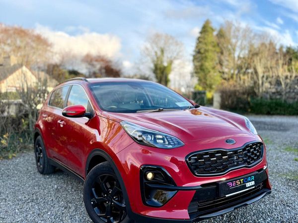 Kia Sportage SUV, Diesel Hybrid, 2021, Red
