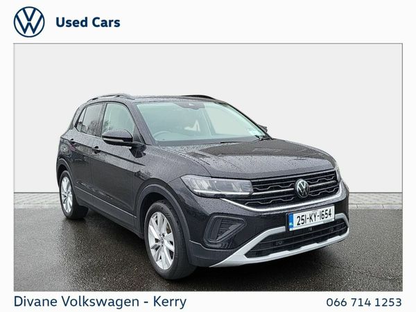 Volkswagen T-Cross SUV, Petrol, 2025, Black