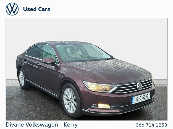Volkswagen Passat Saloon, Diesel, 2015, Red