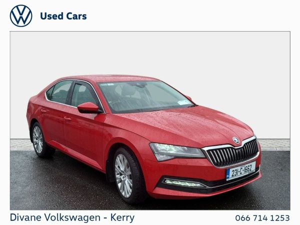 Skoda Superb Saloon, Diesel, 2023, Red