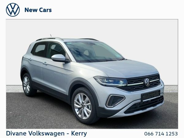Volkswagen T-Cross SUV, Petrol, 2026, Silver