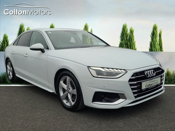 Audi A4 Saloon, Diesel Hybrid, 2021, White