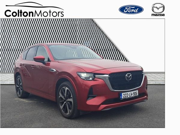 Mazda CX-60 SUV, Petrol Plug-in Hybrid, 2022, Red