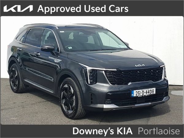 Kia Sorento SUV, Petrol Plug-in Hybrid, 2025, Black