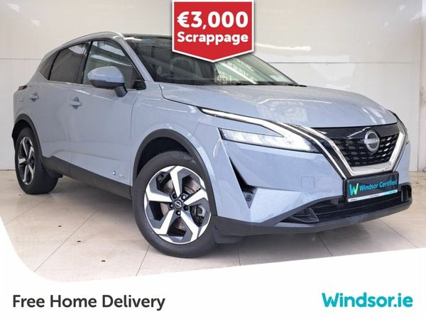 Nissan Qashqai SUV, Petrol Hybrid, 2023, Grey