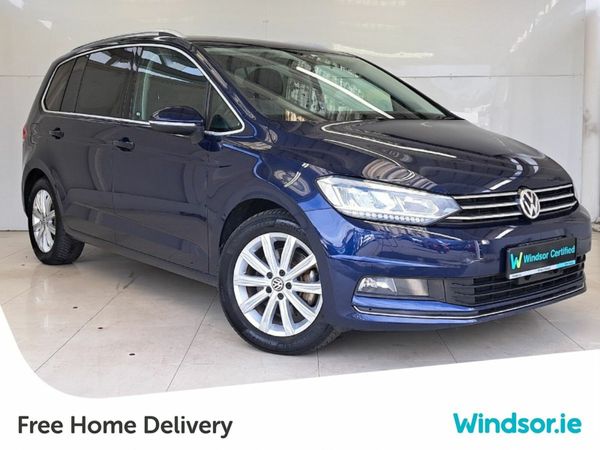 Volkswagen Touran MPV, Petrol, 2018, Blue
