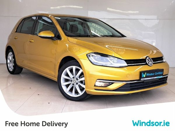 Volkswagen Golf Hatchback, Petrol, 2018, Gold