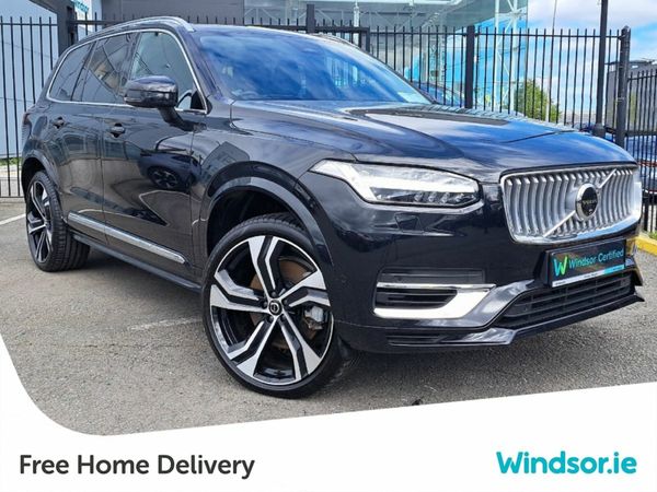 Volvo XC90 SUV, Petrol Plug-in Hybrid, 2024, Black