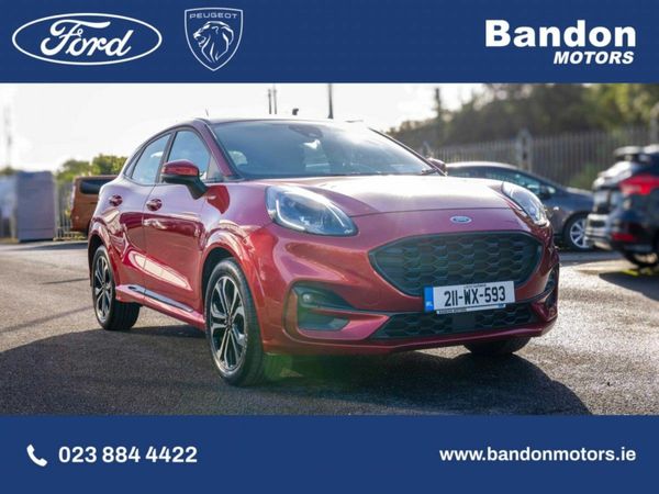 Ford Puma MPV, Petrol Hybrid, 2021, Red