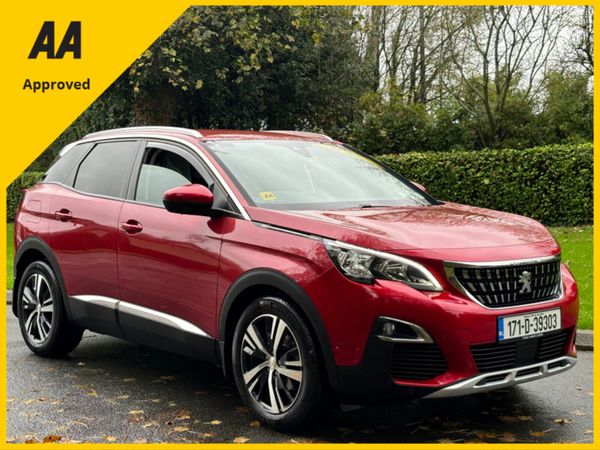 Peugeot 3008 SUV, Diesel, 2017, Red