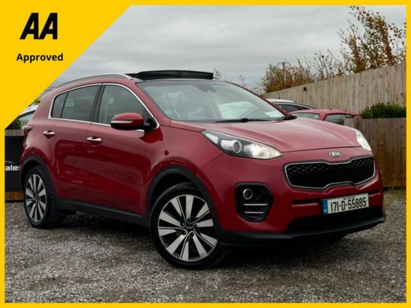 Kia Sportage Estate, Diesel, 2017, Red