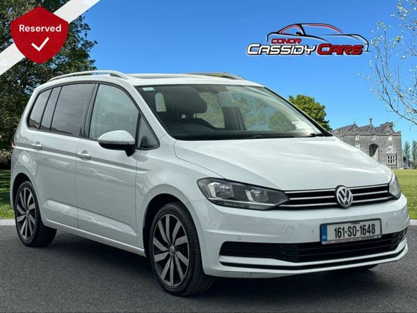 Volkswagen Touran MPV, Diesel, 2016, White