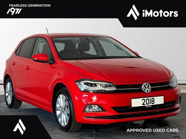 Volkswagen Polo Hatchback, Petrol, 2018, Red
