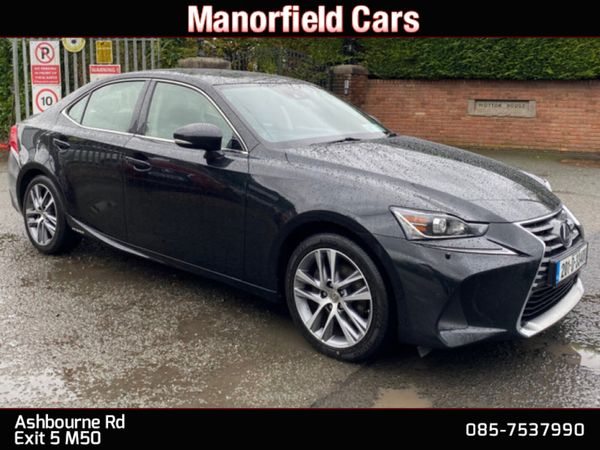 Lexus IS Saloon, Petrol Hybrid, 2020, Black