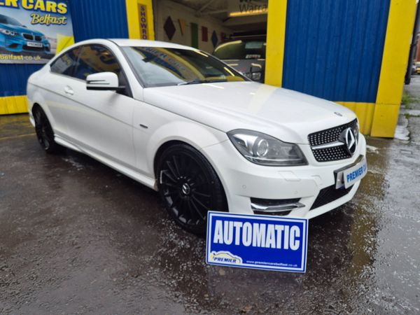 Mercedes-Benz C-Class Coupe, Diesel, 2013, White