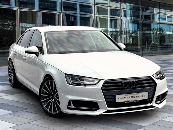 Audi A4 Saloon, Petrol, 2019, White